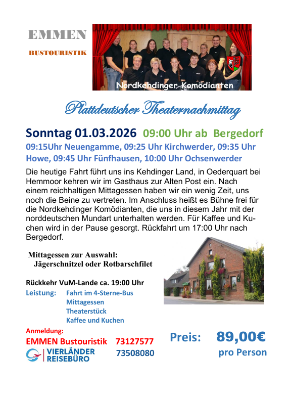 Plattdeutscher Thetaternachmittag