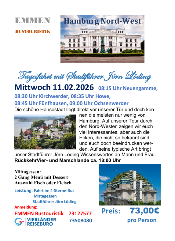 Tagesfahrt mit Stadtführer Jörn Löding