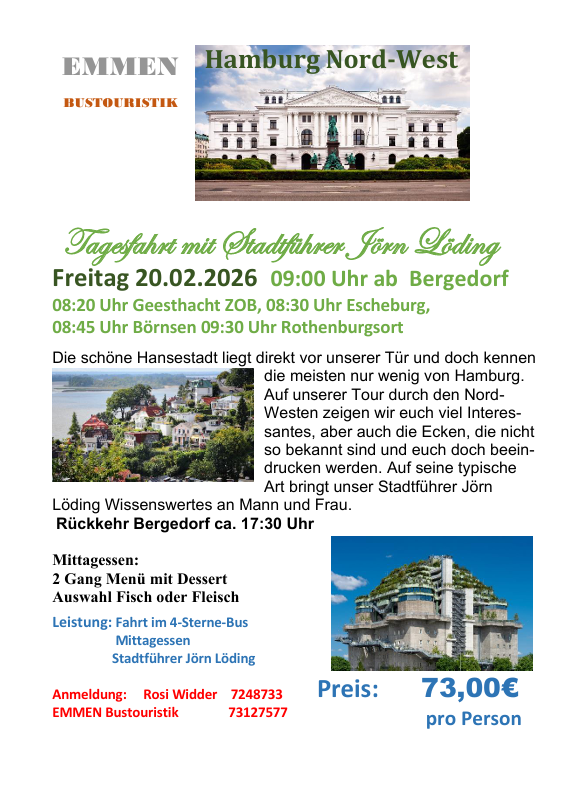 Tagesfahrt mit Stadtführer Jörn Löding